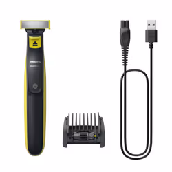 Philips Norelco OneBlade OneBlade QP2724/20 Visage, Rasoir à grille, Contour-following technology, Dual protection system, Or ...