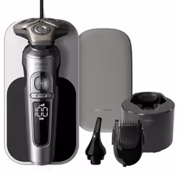 Philips Shaver S9000 Prestige SP9885/35 Rasoir électrique 100 % étanche avec SkinIQ, Rasoir rotatif, NanoTech Dual Precision, ...
