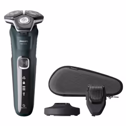 Philips SHAVER Series 5000 S5884/38 Rasoir électrique 100 % étanche, Rasoir rotatif, SteelPrecision blades, SH71, 2 année(s), ...