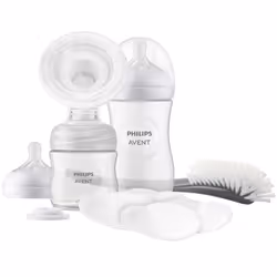 Philips AVENT Manual Breast Pump SCD430/60 Coffret cadeau, 120 ml, Manuel, Blanc