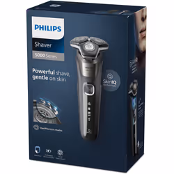 Philips SHAVER Series 5000 S5887/30 rasoir pour homme Rasoir rotatif Tondeuse Noir, Gris - Vue supplémentaire 6