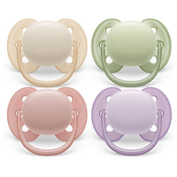 Philips AVENT SCF091/32 tétine pour bébé Sucette ultra souple Orthodontique Silicone Multicolore