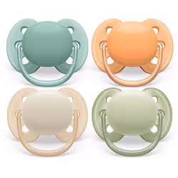 Philips AVENT ultra soft SCF091/35 Sucette, Sucette ultra souple, Orthodontique, Silicone