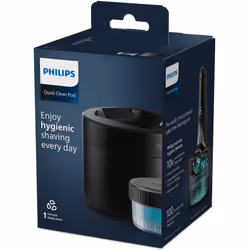 Philips Accessories QCP10/01 Quick Clean Pod, Station de lavage, Noir, Philips, S5880/10, S5880/20, S5880/50, S5881/10, S5882 ...