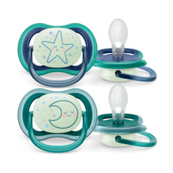 Philips AVENT SCF376/13 tétine pour bébé Tétine pour bébé classique Orthodontique Silicone Bleu, Vert
