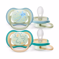 Philips AVENT SCF376/18, Tétine pour bébé classique, Orthodontique, Silicone, Garçon/Fille
