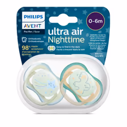 Philips AVENT SCF376/18 tétine pour bébé Tétine pour bébé classique Orthodontique Silicone Multicolore
