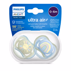 Philips AVENT SCF085/58 tétine pour bébé Tétine pour bébé classique Orthodontique Silicone Multicolore
