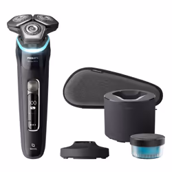 Philips SHAVER Series 9000 S9976/55 Rasoir électrique 100 % étanche avec SkinIQ, Rasoir rotatif, Dual SteelPrecision blades,  ...