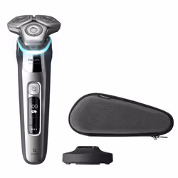Philips SHAVER Series 9000 S9975/35 Rasoir électrique 100 % étanche avec SkinIQ, Rasoir rotatif, Dual SteelPrecision blades,  ...