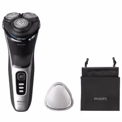 Philips Shaver 3000 Series S3241/12 Rasoir électrique 100 % étanche, Rasoir rotatif, PowerCut blade system, SH30, 2 année(s), ...