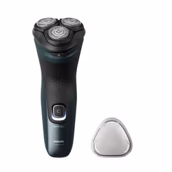 Philips Shaver 3000X Series X3052/00 Rasoir électrique 100 % étanche, Rasoir rotatif, Noir, Vert, Batterie, Hybrides nickel-m ...