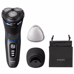 Philips Shaver 3000 Series S3344/13 Rasoir électrique 100 % étanche, Rasoir rotatif, PowerCut blade system, SH30, 2 année(s), ...