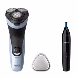 Philips Shaver 3000X Series X3003/02 Rasoir électrique 100 % étanche, Rasoir rotatif, PowerCut blade system, SH30, 2 année(s) ...
