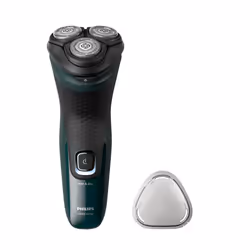 Philips Shaver 3000X Series X3002/00 Rasoir électrique 100 % étanche, Rasoir rotatif, Noir, Vert, Batterie, Hybrides nickel-m ...