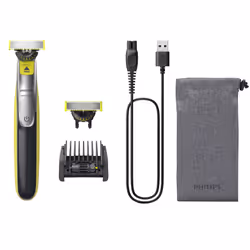 Philips OneBlade 360 QP2734/31 Visage, Rasoir à grille, Gris, Citron vert, Batterie, Lithium-Ion (Li-Ion), 60 min, 4 h