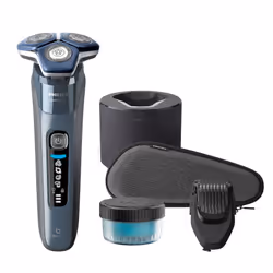 Philips SHAVER Series 7000 S7882/54 Rasoir électrique 100 % étanche, Rasoir rotatif, SteelPrecision blades, Boutons, GroomTri ...