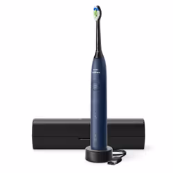Philips HX7113/01, Adulte, Brosse à dents à ultrasons, Soin quotidien, Blanchiment, 62000 mouvements par minute, Marine, 2 mi ...