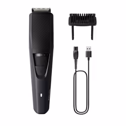 Philips BEARDTRIMMER Series 3000 BT3233/15 Tondeuse à barbe, Batterie, Noir