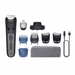 Philips BT7665/15, Sans entretien, aucune lubrification nécessaire, Batterie, Lame auto-aiguisable, Métallique