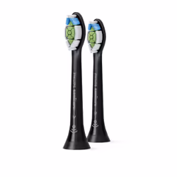 Philips HX6062/88, 2 pièce(s), Noir, 3 mois, Moyen, 62000 mouvements par minute, Philips