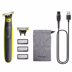 Philips OneBlade 360 QP2724/31 Visage, Rasoir à grille, Noir, Vert, Batterie, Hybrides nickel-métal (NiMH), Batterie intégré, ...
