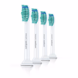 Philips Sonicare ProResults HX6014/87, 4 pièce(s), Blanc, 3 mois, Moyen, 62000 mouvements par minute, Philips
