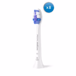 Philips Sensitive HX6058/87 Lot de 8 têtes de brosse, 8 pièce(s), Blanc, 3 mois, Extra doux, Allemagne, Philips