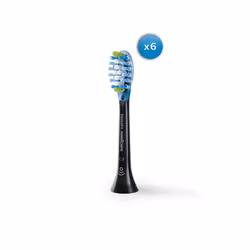 Philips HX9046/88, 6 pièce(s), Noir, 3 mois, Dur, 62000 mouvements par minute, Philips