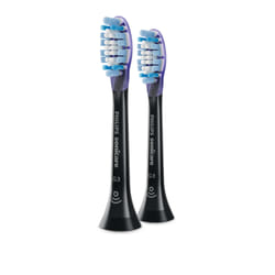 Philips HX9052/88 tête de brosses 2 pièce(s) Noir
