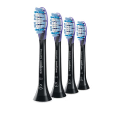 Philips HX9054/88 tête de brosses 4 pièce(s) Noir