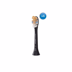 Philips HX9096/88, 6 pièce(s), Noir, 3 mois, Doux, 62000 mouvements par minute, Philips