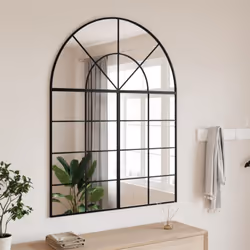Ajoutez une touche d'esthétique minimaliste à votre décor avec ce miroir mural pratique ! Design mural : Le miroir peut être  ...