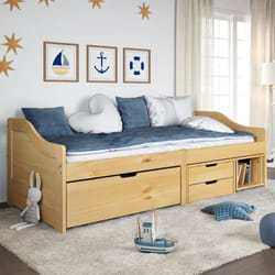 Vidaxl - Lit de jour avec 3 tiroirs irun 90x200 cm bois de pin massif