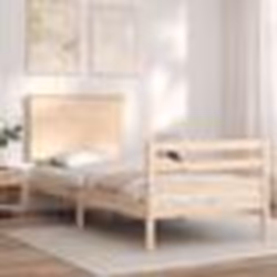 vidaXL Cadre de lit sans matelas 100x200 cm bois massif - 100 x 200 cm