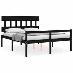 VidaXL 3195425, Bois, Noir, Noir, 1555 mm, 2055 mm, 810 mm