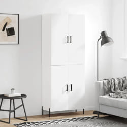 vidaXL Buffet haut Blanc 3195683