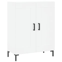 vidaXL Buffet haut Blanc 69,5x34x180 cm Bois d'ingénierie