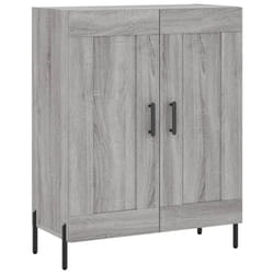 vidaXL Buffet haut Sonoma gris 69,5x34x180 cm Bois d'ingénierie