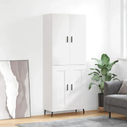 vidaXL Buffet haut - Blanc