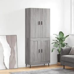 vidaXL Buffet haut Sonoma gris 180 cm