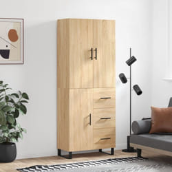 Vidaxl - Buffet haut Chêne sonoma 69,5x34x180 cm Bois d'ingénierie