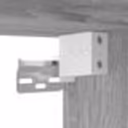 vidaXL Buffet haut Sonoma gris 69,5x34x180 cm Bois d'ingénierie