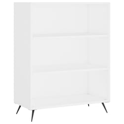 vidaXL Buffet haut Blanc 69,5x34x180 cm Bois d'ingénierie