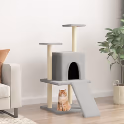 Gardez vos adorables chats amusés sans fin avec cet arbre à chat tout-en-un ! Tour à chat tout-en-un : le mobilier pour chats ...