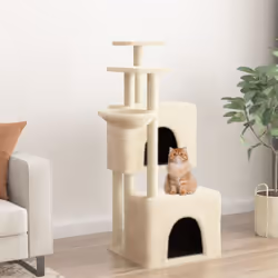 Gardez vos adorables chats amusés sans fin avec cet arbre à chat tout-en-un ! Tour pour chats tout-en-un : le mobilier pour c ...
