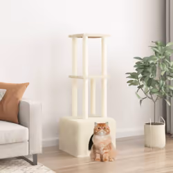 Gardez vos adorables chats amusés sans fin avec cet arbre à chat tout-en-un ! Tour pour chats tout-en-un : le mobilier pour c ...