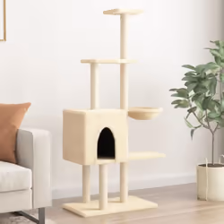 Gardez vos adorables chats amusés sans fin avec cet arbre à chat tout-en-un ! Tour pour chats tout-en-un : le mobilier pour c ...