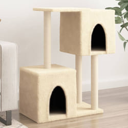 Vidaxl - Arbre à chat avec griffoirs en sisal Crème 86 cm