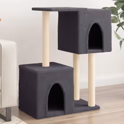 Gardez vos adorables chats amusés sans fin avec cet arbre à chat tout-en-un ! Tour pour chats tout-en-un : le mobilier pour c ...